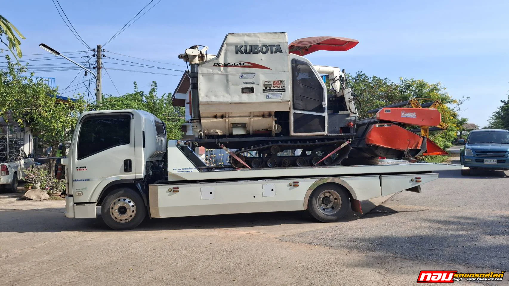 รถเกี่ยวข้าว KUBOTA DC-95GM อ.บ้านเหลื่อม ➤ บ.นาเสียว