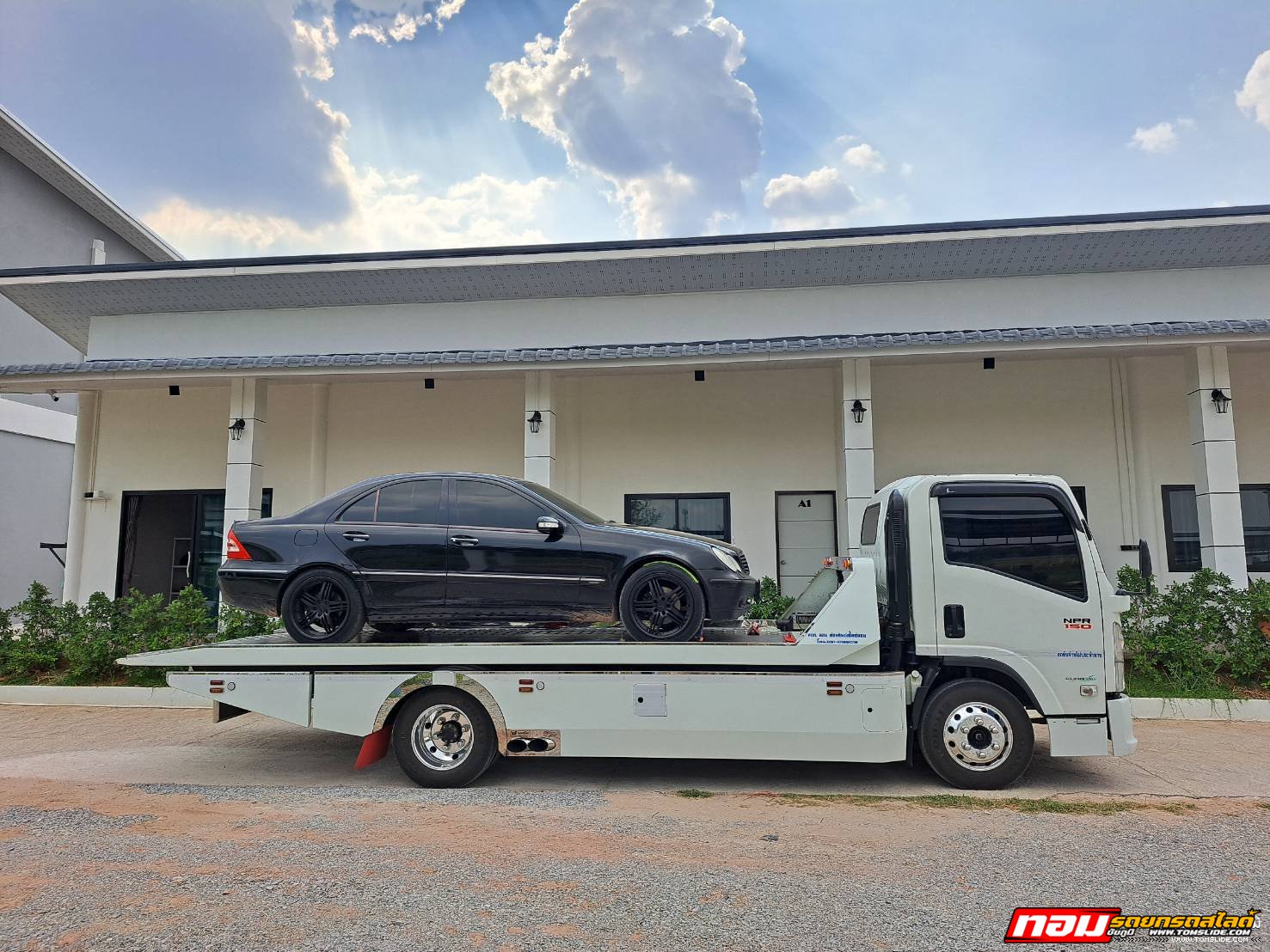 Mercedes Benz เคลื่อนย้านจากอู่ ➤ ส่งบ้าน พื้นที่ อ.แก้งคร้อ