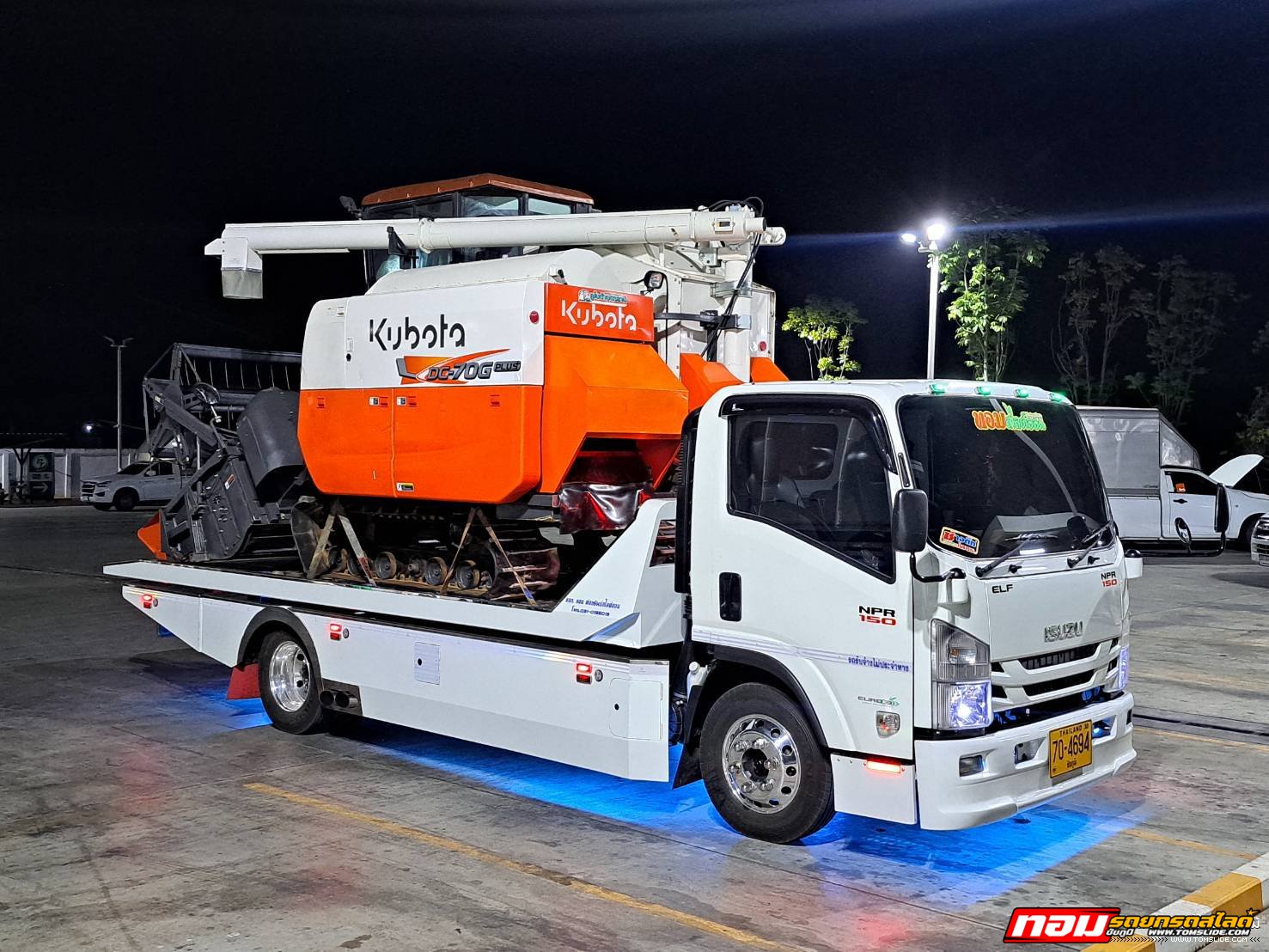 รถเกี่ยวข้าว คูโบต้า DC70G ขอนแก่น ➤ หนองคาย