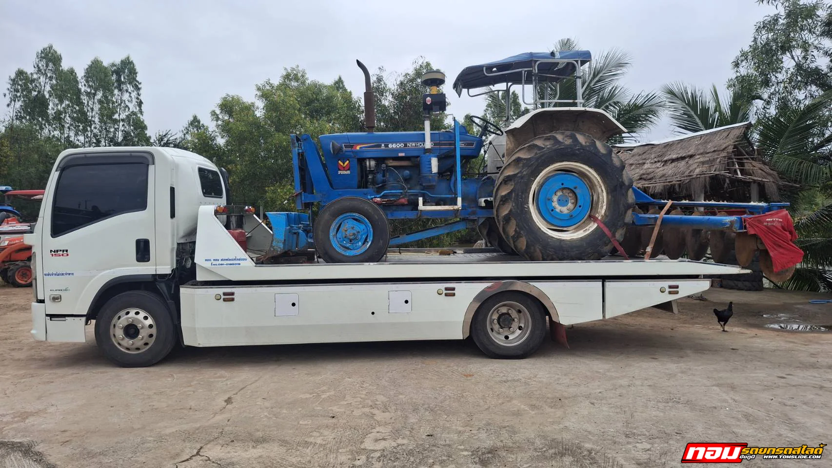 รถไถ NEW HOLLAND 6600 อ.คอนสวรรค์ ➤ อ.โนนสูง นครราชสีมา
